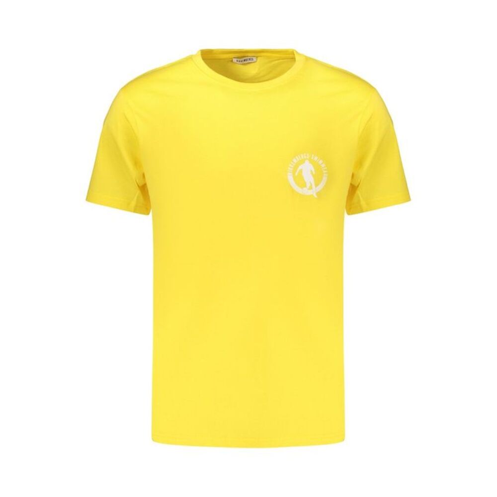 Bikkembergs Yellow Cotton Men's Men's T-Shirt